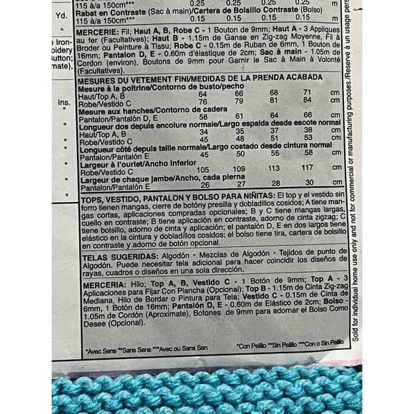 McCalls 2968 sewing pattern oversized jacket shacket size 22w-28w 40 42 44 46 - Picture 7 of 7